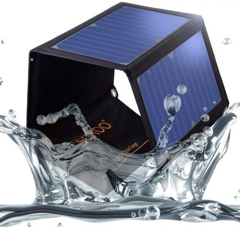 SOKOO 22W 5V 2-Port USB Portable Foldable Solar Charger