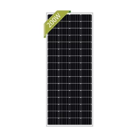 Newpowa 200W Monocrystalline 200 Watt 12V Solar Panel High Efficiency Mono Module RV Marine Boat Off Grid