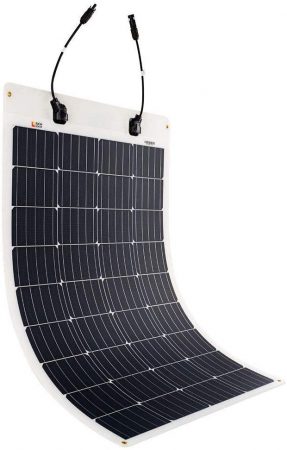 Richsolar 100 Watt 12 Volt Extremely ETFE Flexible Monocrystalline Solar Panel Ultra Lightweight