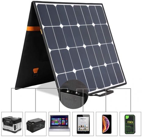 Kingsolar Solar Charger 100W Foldable Solar Panel