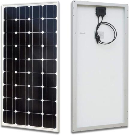 ECO-WORTHY 100 Watt Solar Panel 12 Volts Monocrystalline Solar Panel