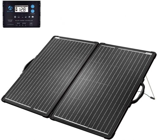 ACOPOWER 120W Portable Solar Panel Suitcase