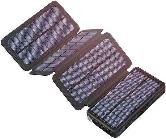 Tranmix Solar Charger 25000mAh Portable Power Bank