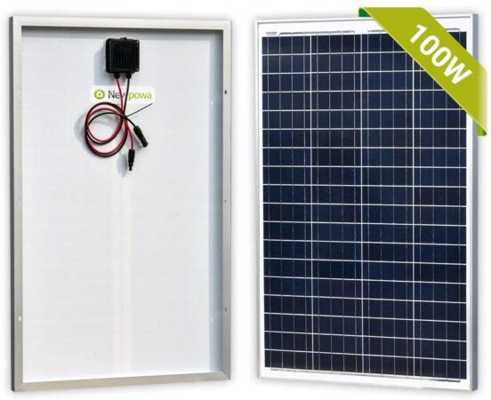 Newpowa 100 Watts 12 Volts Polycrystalline Solar Panel