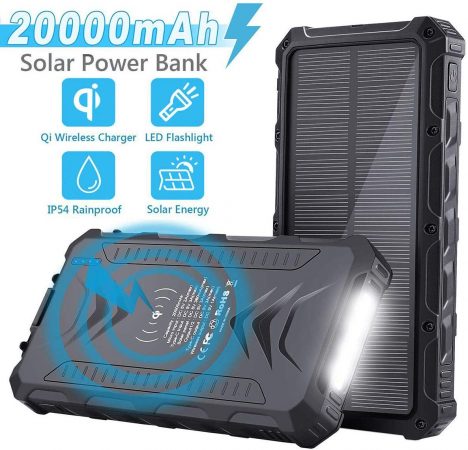 Uplayteck Qi Wireless Charger 20000mAh Portable Power Bank