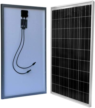WindyNation 100 Watt 12 Volt Monocrystalline Solar Panel