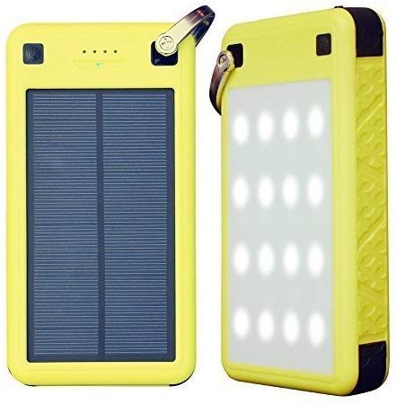 ZeroLemon 26800mAh Solarjuice USB C Solar Battery Charger Power Bank