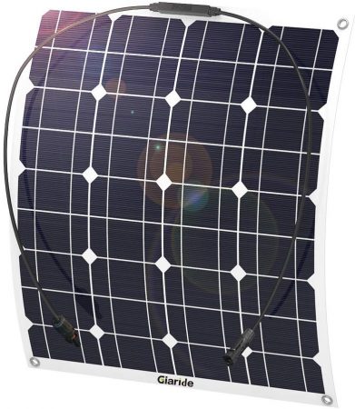 GIARIDE 50W 18V 12V Solar Panel Monocrystalline Cell Flexible