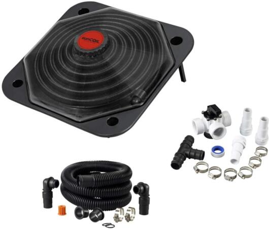 sunCOIL - Solar Heater for Above Ground Pools with Free Diverter Valve Kit